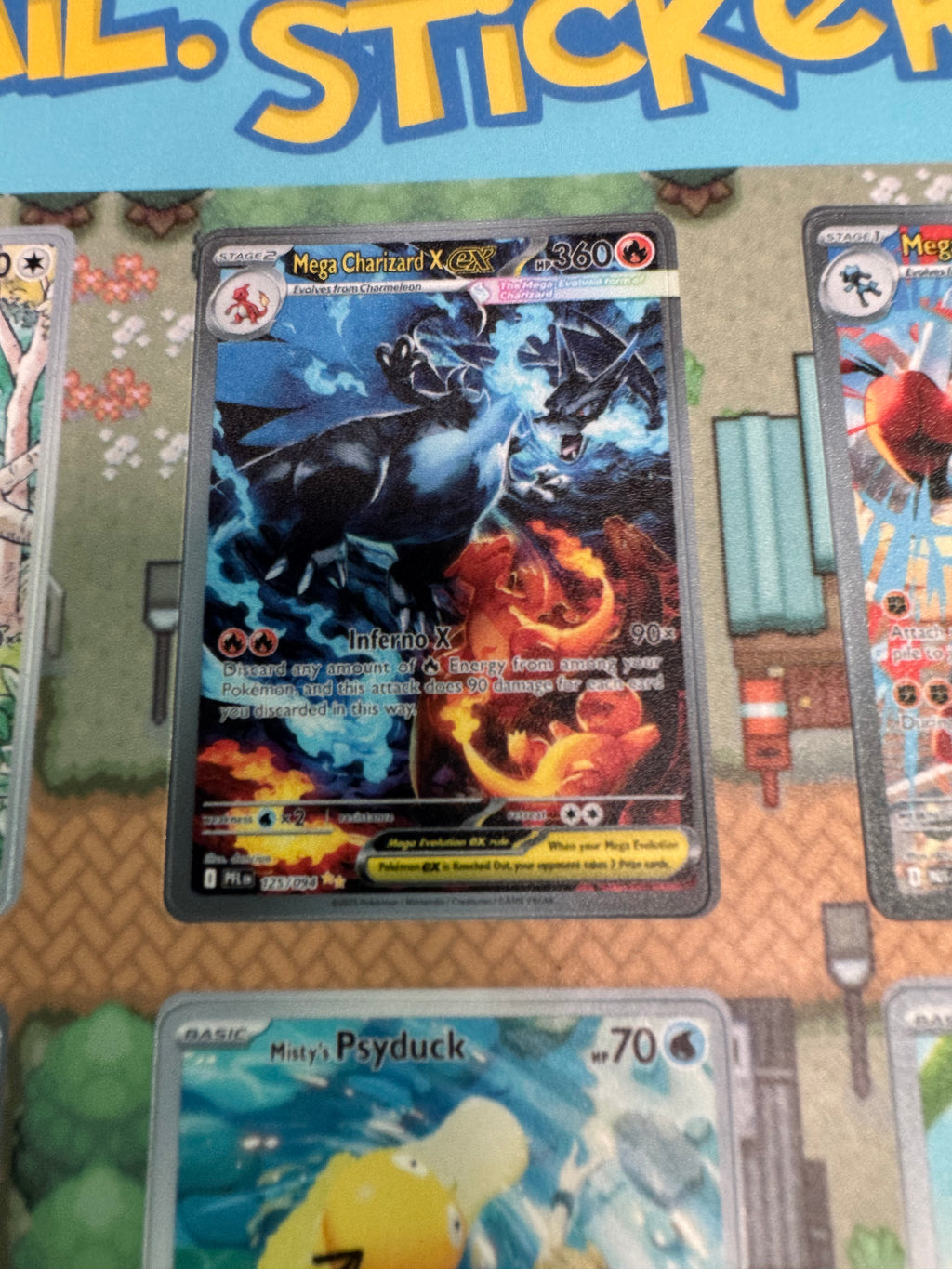 Pokemon Sticker Sheet Lg