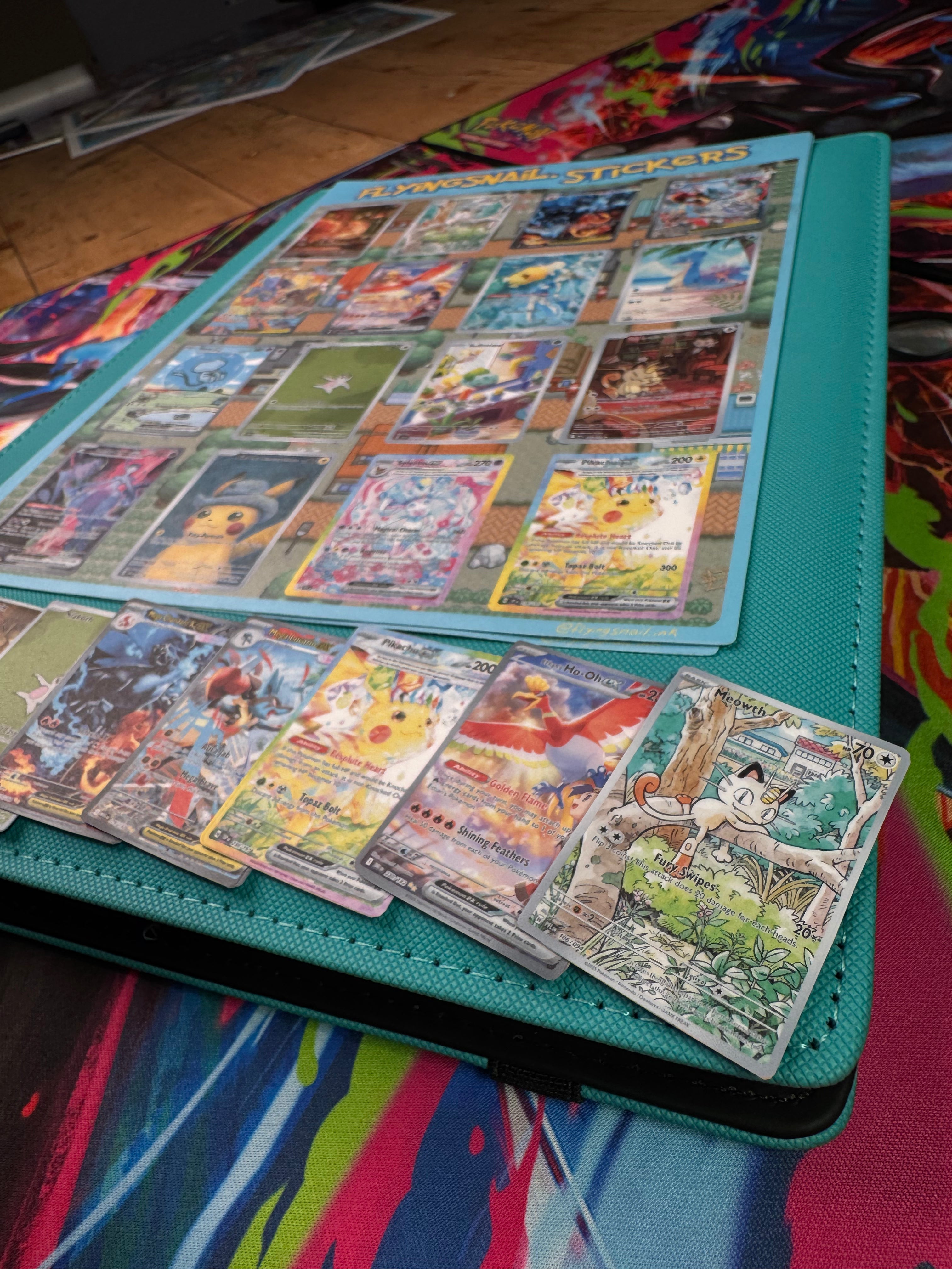 Pokemon Sticker Sheet Lg