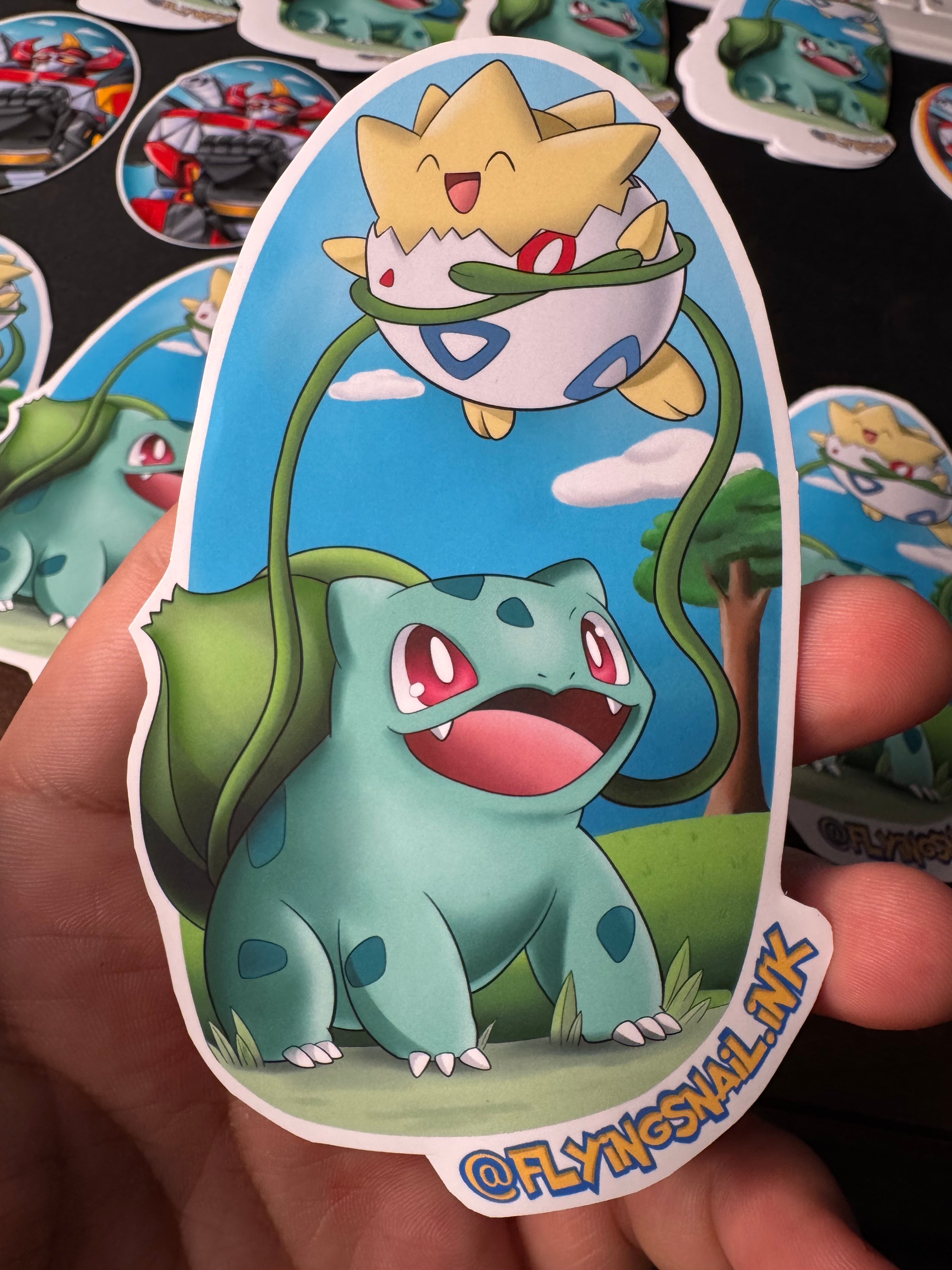 Bulbasaur x Togepi Sticker