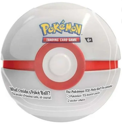 Pokemon 2025 Premier Ball Pokeball Tin
