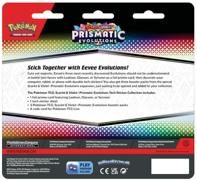 Prismatic Tech Sticker Collection